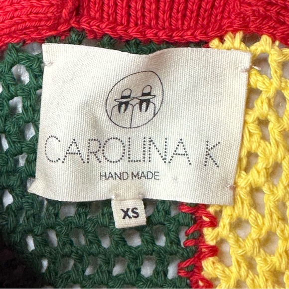 Carolina K Vera Hand Crochet Dress Size XS - Picture 8 of 15